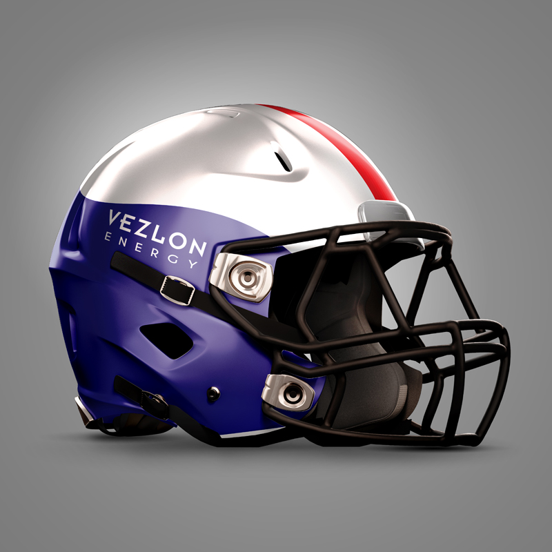 VEZLONAmericanFootallHelmetLeft